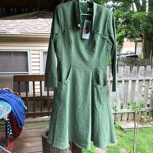 Tatyana Swing dress - winter, thicker fabric. XL a bit oversized